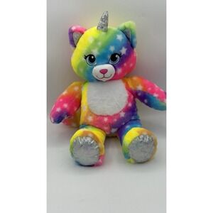 Build A Bear Workshop Rainbow Kittycorn Unicorn Kitty Stars Sparkles Multicolor